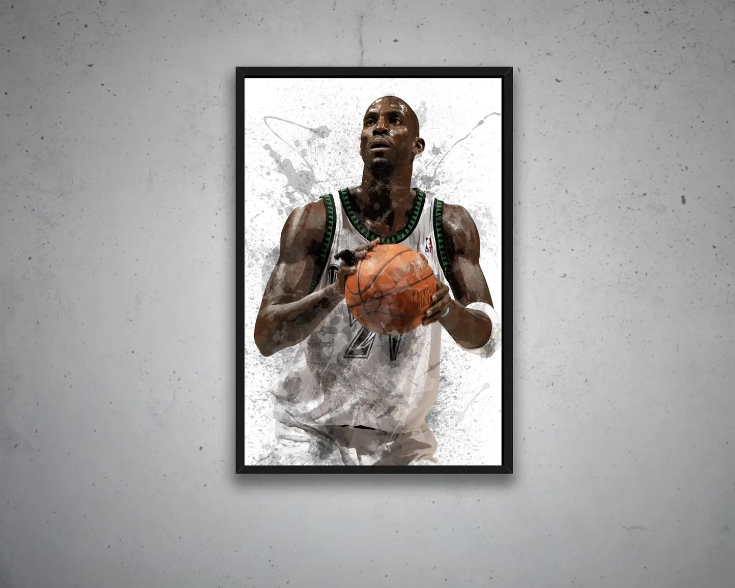 Kevin Garnett Canvas Wall Art 