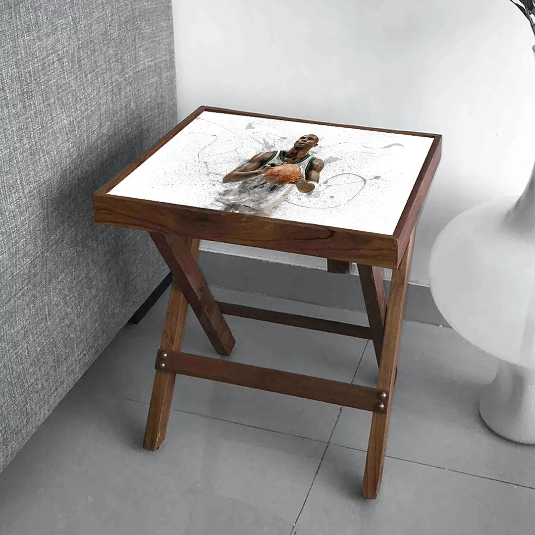 Kevin Garnett Splash Effect Coffee and Laptop Table 