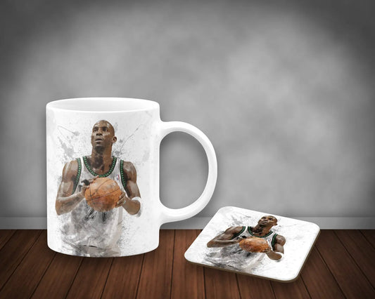 Kevin Garnett Splash Effect Mug and Coaster