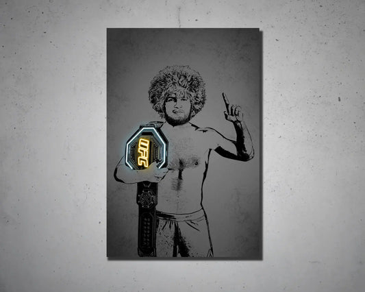 Khabib Nurmagomedov Canvas Wall Art