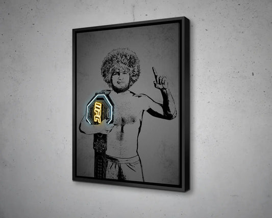Khabib Nurmagomedov Canvas Wall Art 