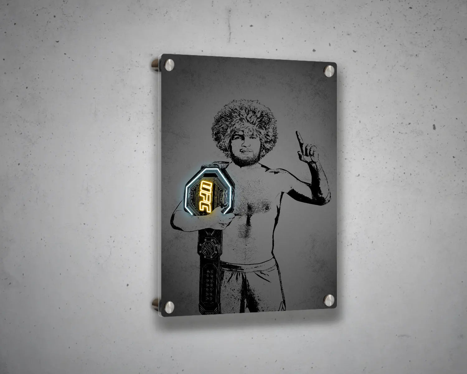 Khabib Nurmagomedov Canvas Wall Art 