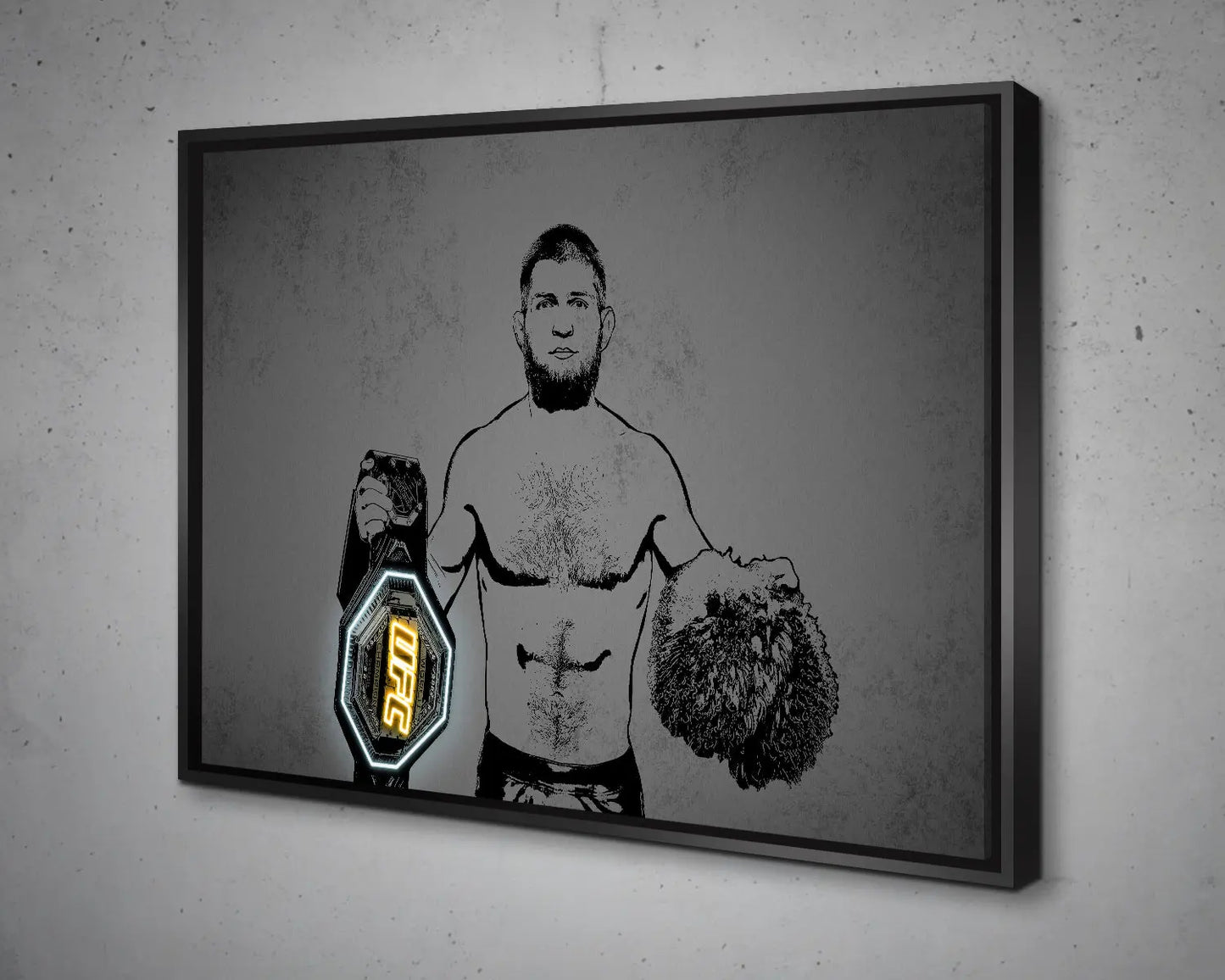 Khabib Nurmagomedov Canvas Wall Art 