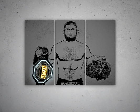 Khabib Nurmagomedov Canvas Wall Art 