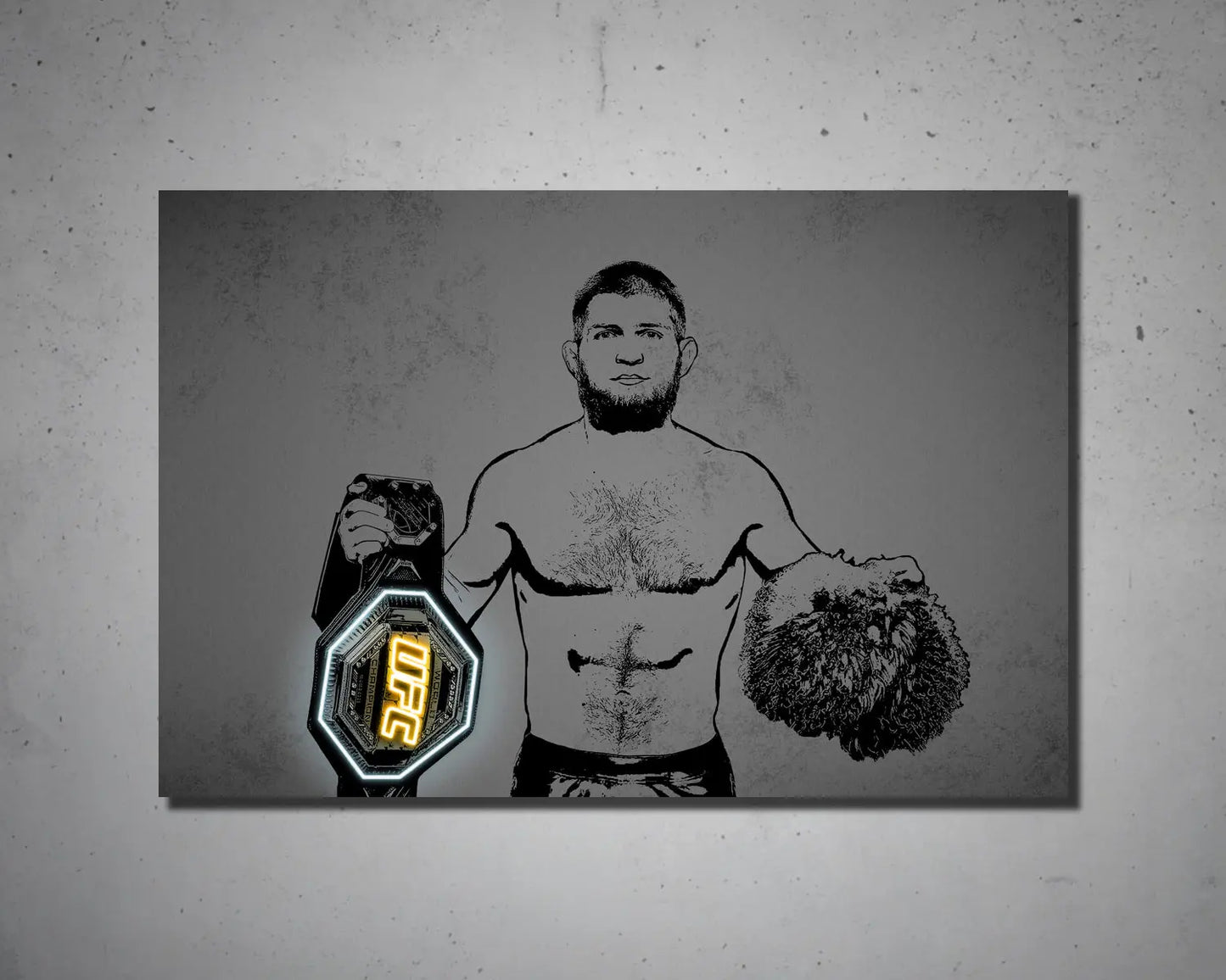 Khabib Nurmagomedov Canvas Wall Art 