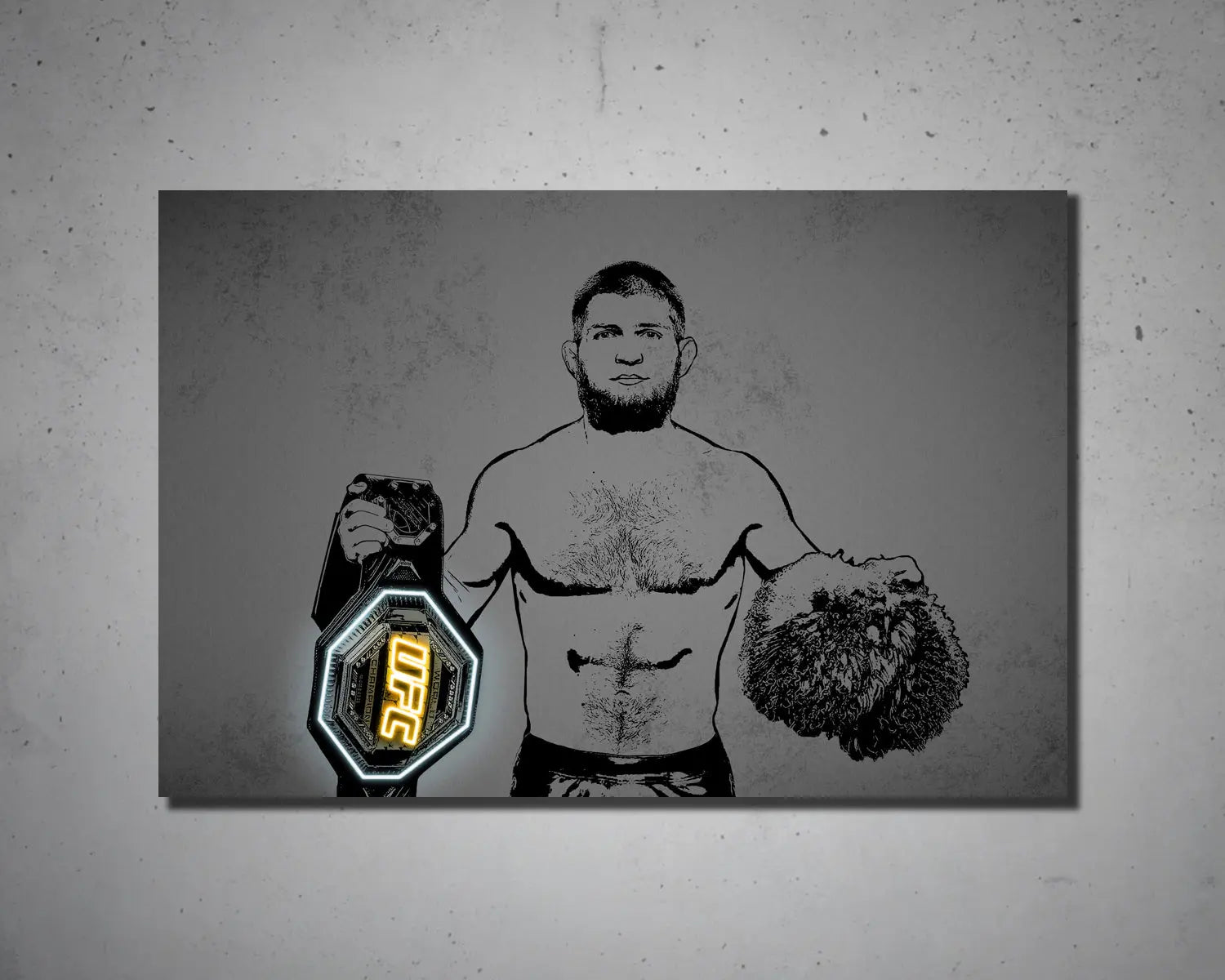 Khabib Nurmagomedov Canvas Wall Art 