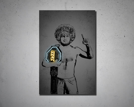 Khabib Nurmagomedov Canvas Wall Art