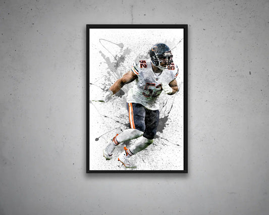Khalil Mack Canvas Wall Art