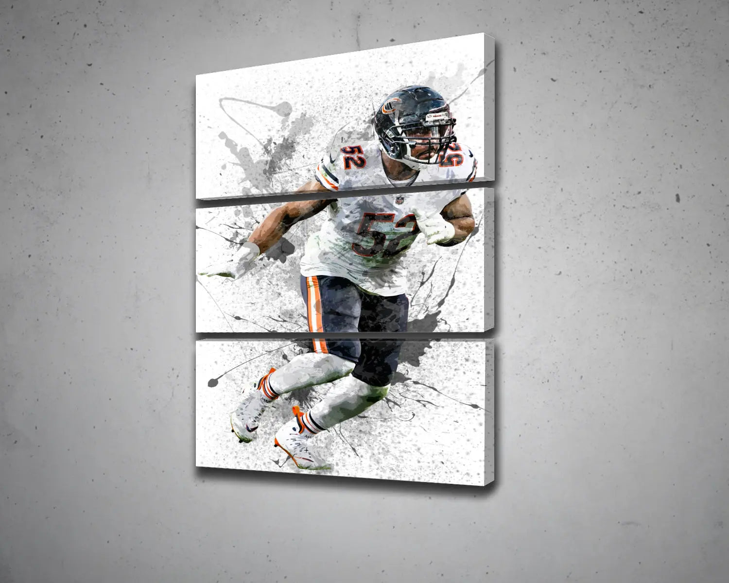 Khalil Mack Canvas Wall Art 