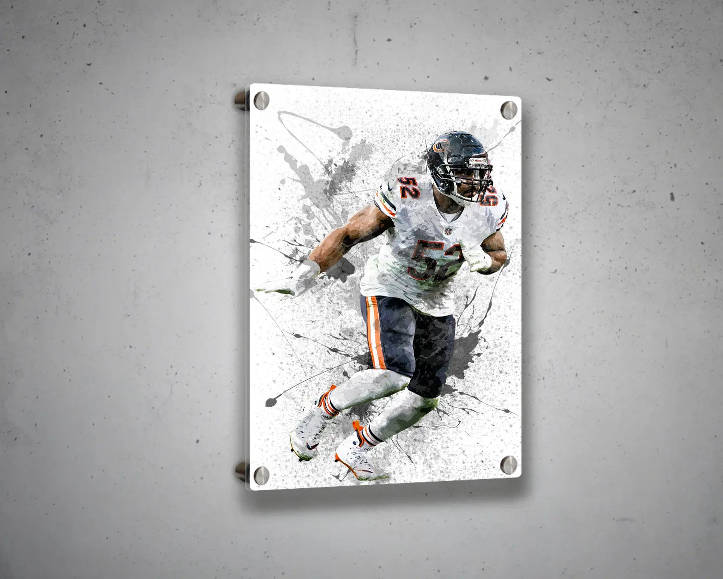 Khalil Mack Canvas Wall Art 