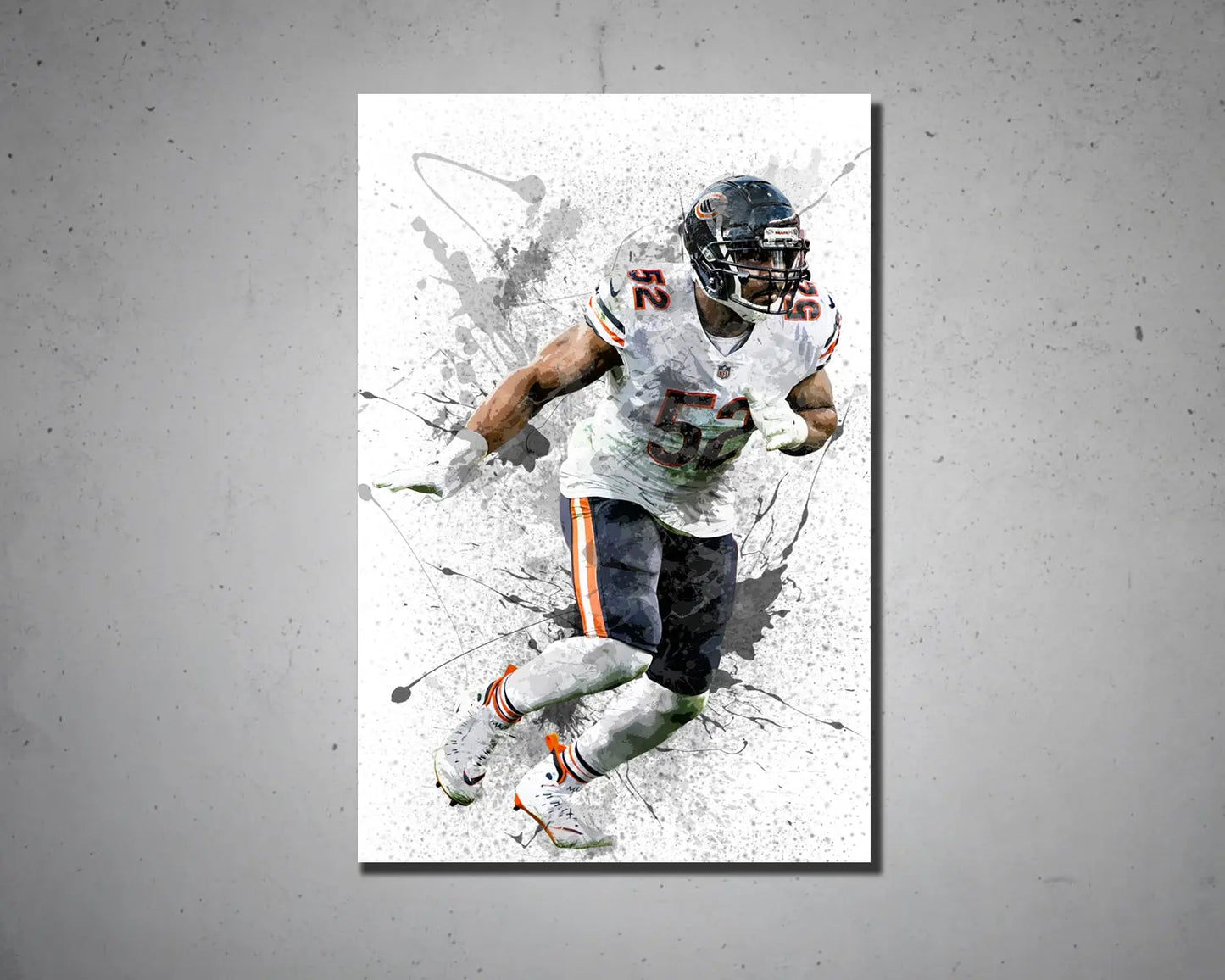 Khalil Mack Canvas Wall Art 