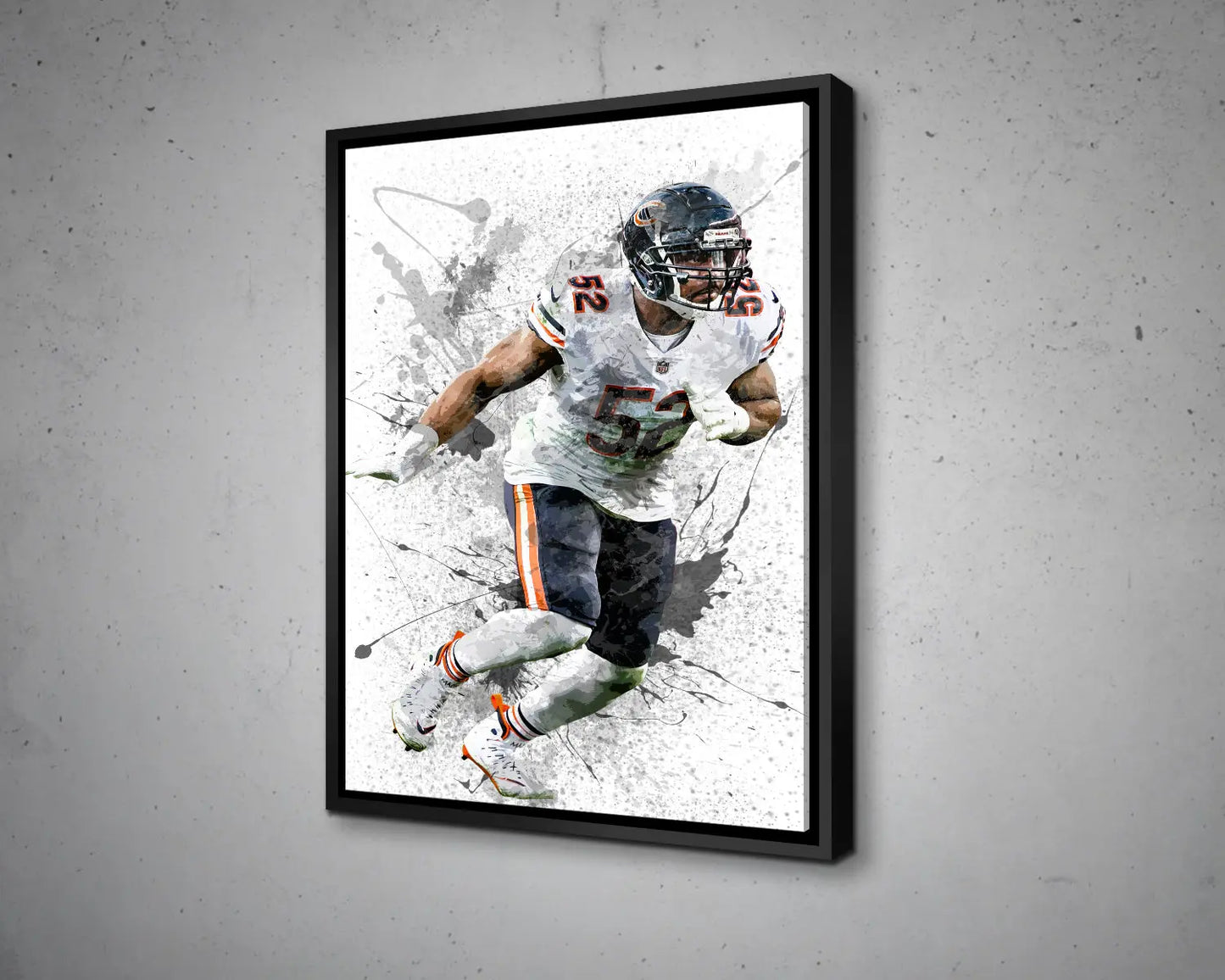 Khalil Mack Canvas Wall Art 