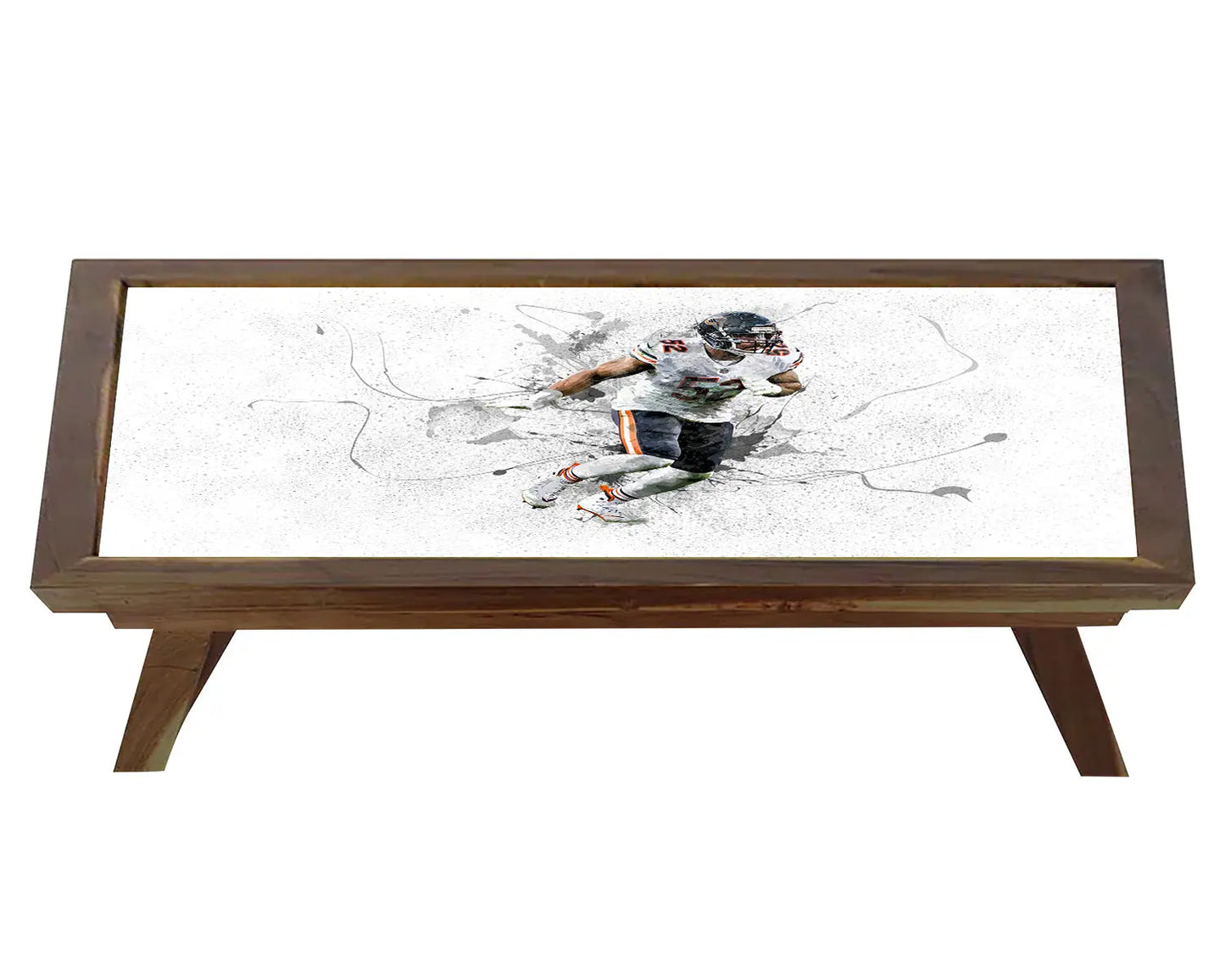 Khalil Mack Splash Effect Coffee and Laptop Table 