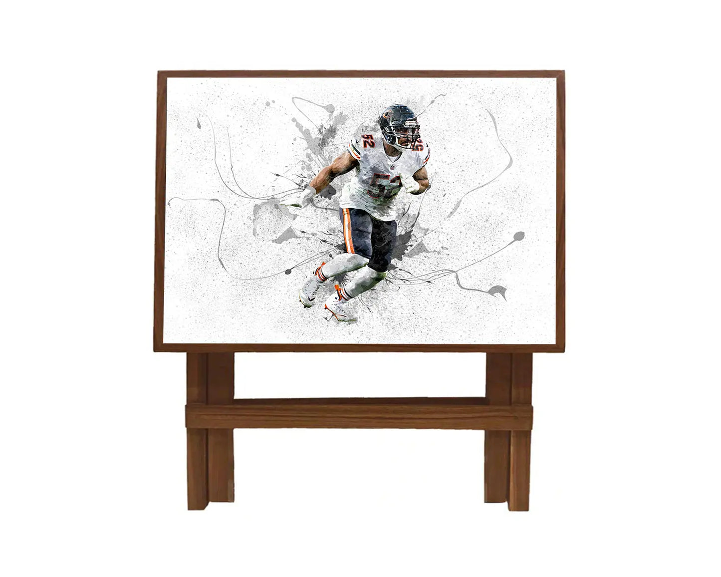 Khalil Mack Splash Effect Coffee and Laptop Table 