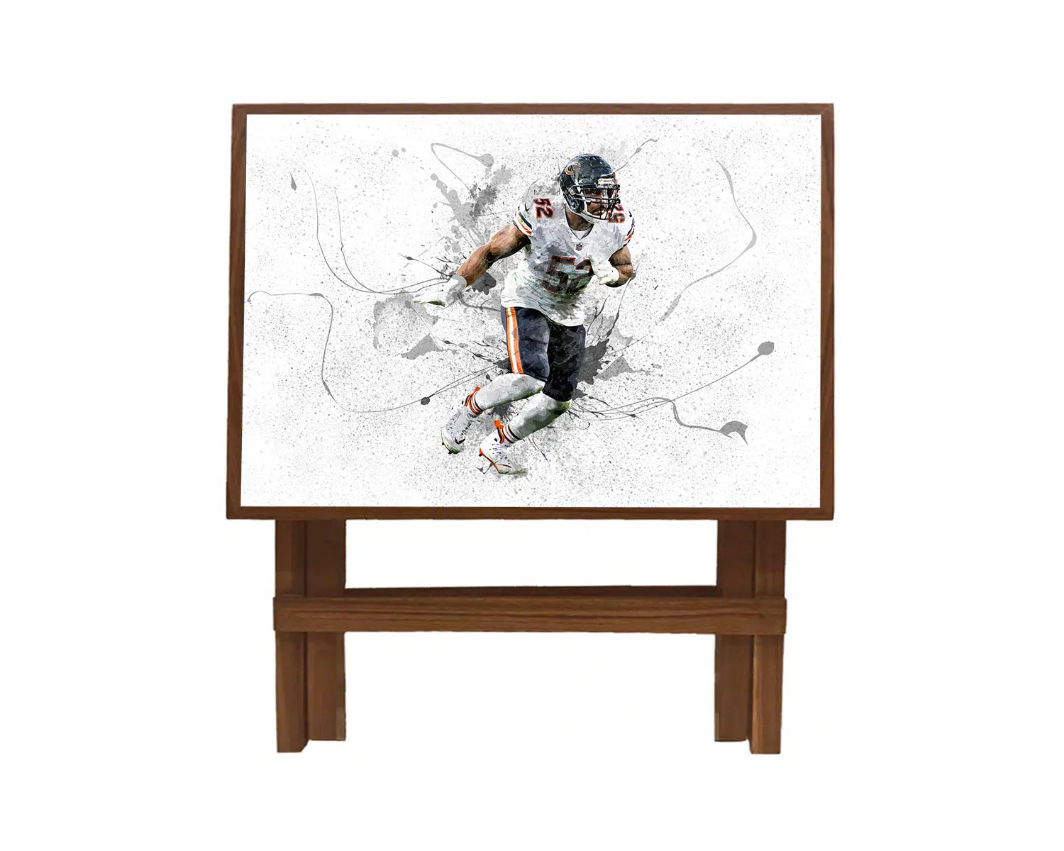 Khalil Mack Splash Effect Coffee and Laptop Table 