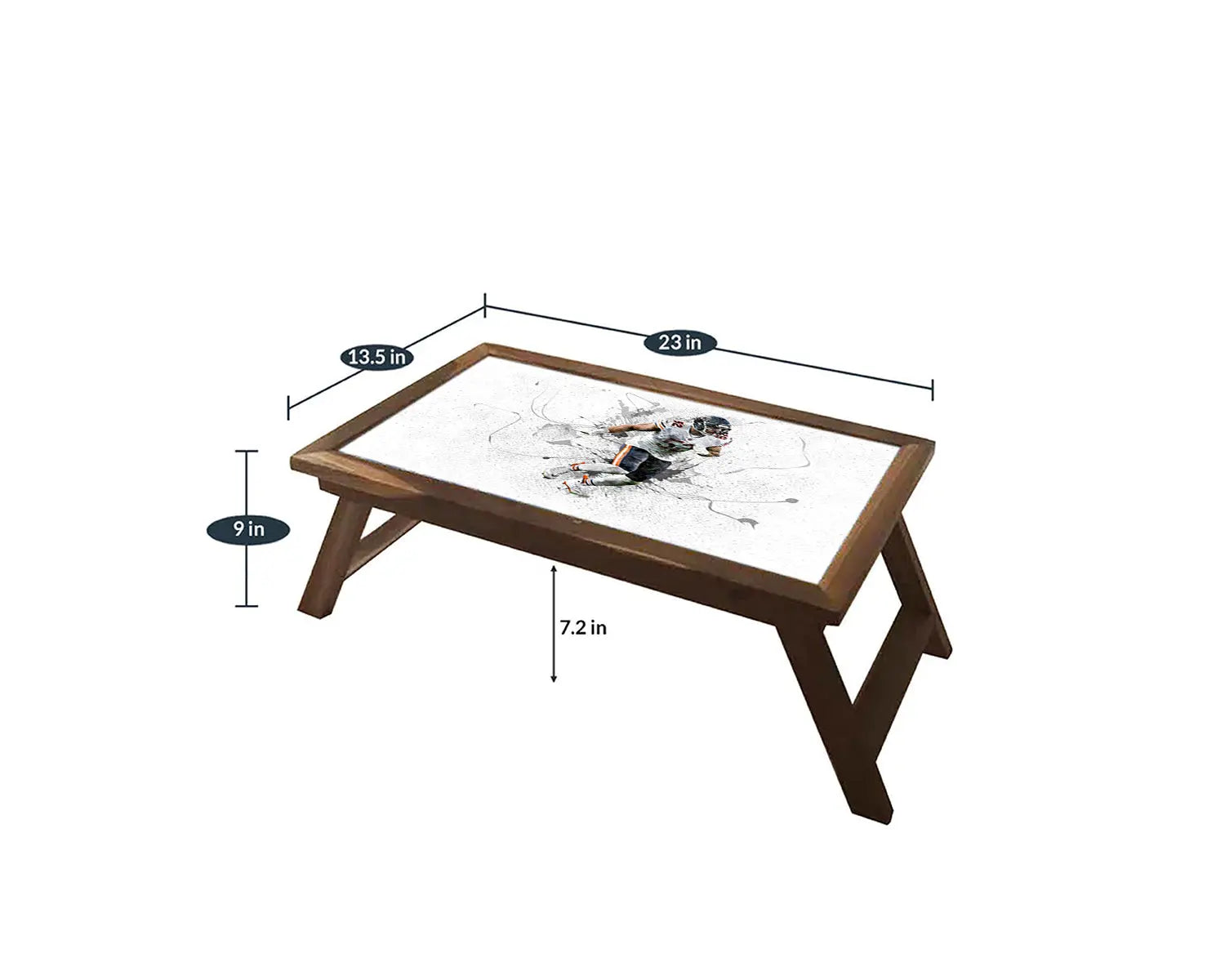 Khalil Mack Splash Effect Coffee and Laptop Table 