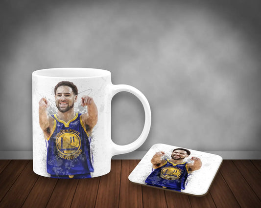 Klay Thompson Splash Effect Mug and Coaster 
