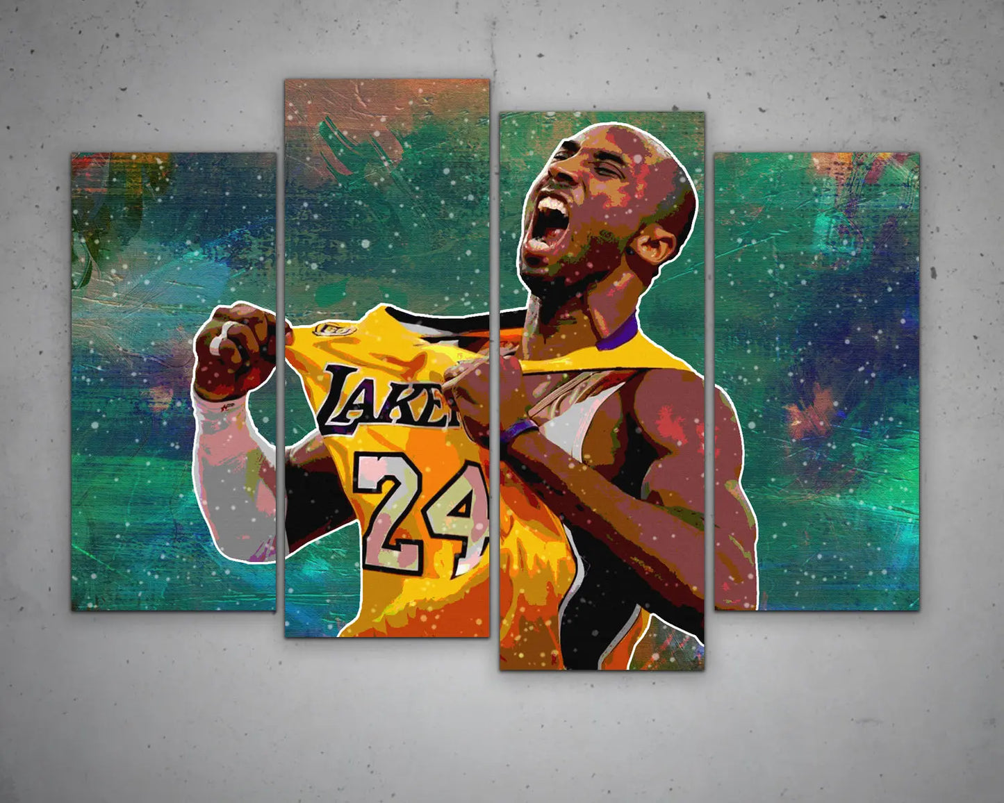 Kobe Braynt Multicolour Wall Art 
