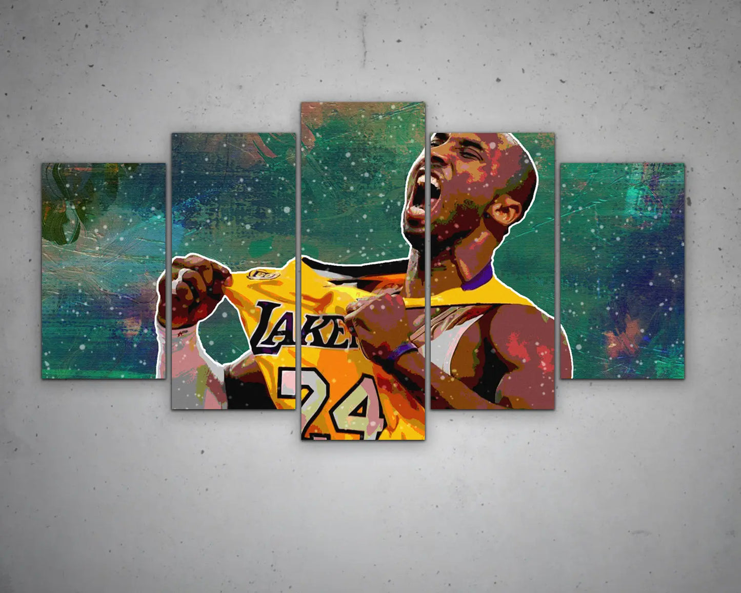 Kobe Braynt Multicolour Wall Art 