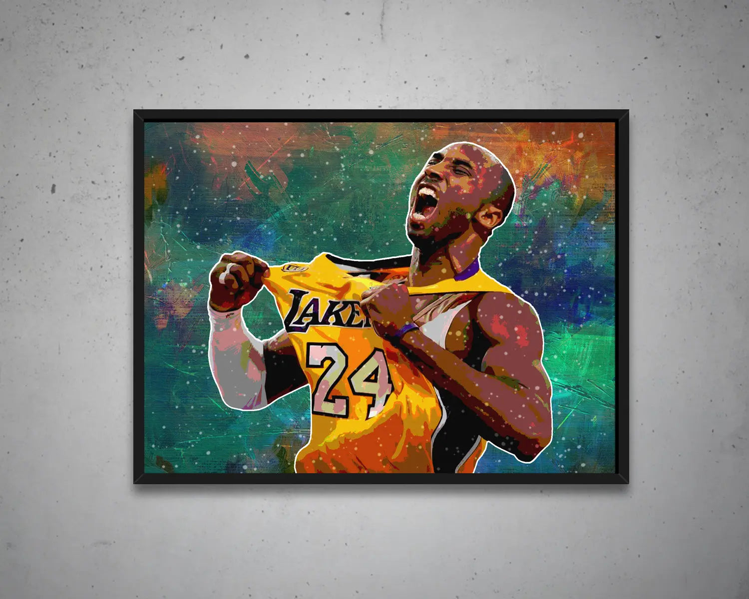 Kobe Braynt Multicolour Wall Art 
