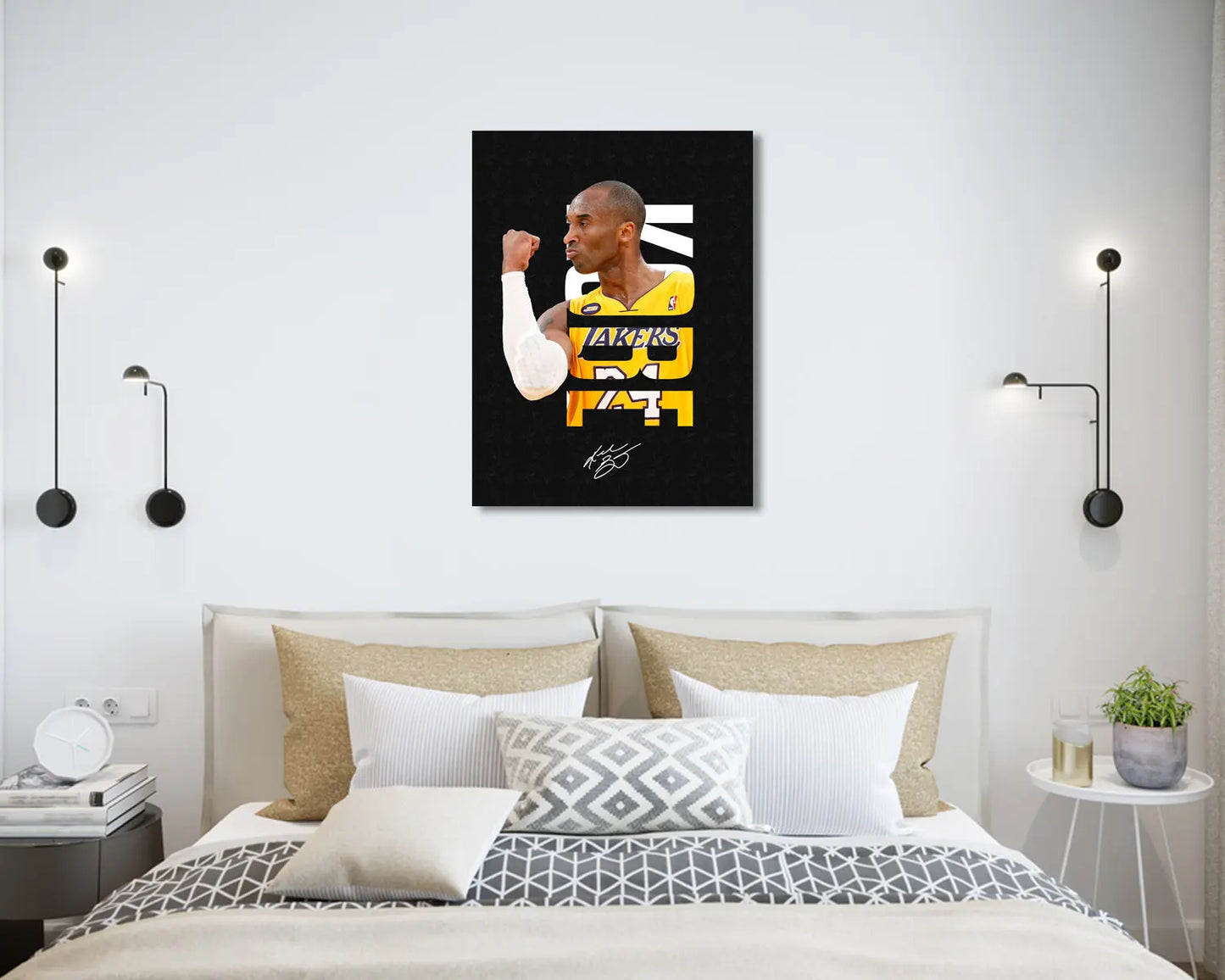 Kobe Bryant Sport Quote Canvas Wall Art 