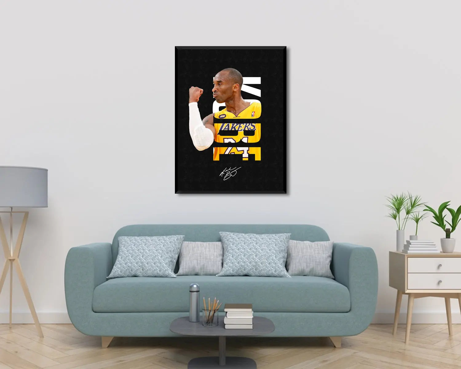 Kobe Bryant Sport Quote Canvas Wall Art 