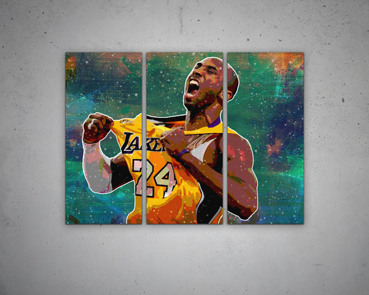 Kobe Braynt Multicolour Wall Art