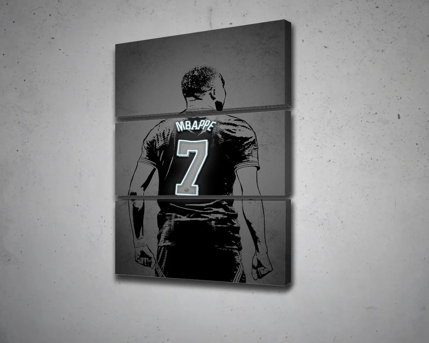 Kylian Mbappé Canvas Wall Art 