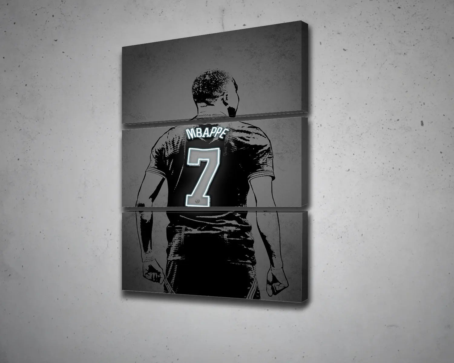 Kylian Mbappé Canvas Wall Art 