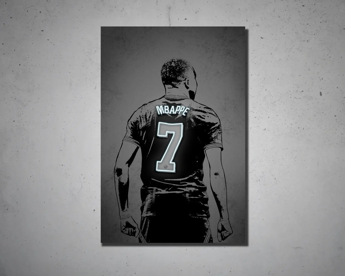 Kylian Mbappé Canvas Wall Art 