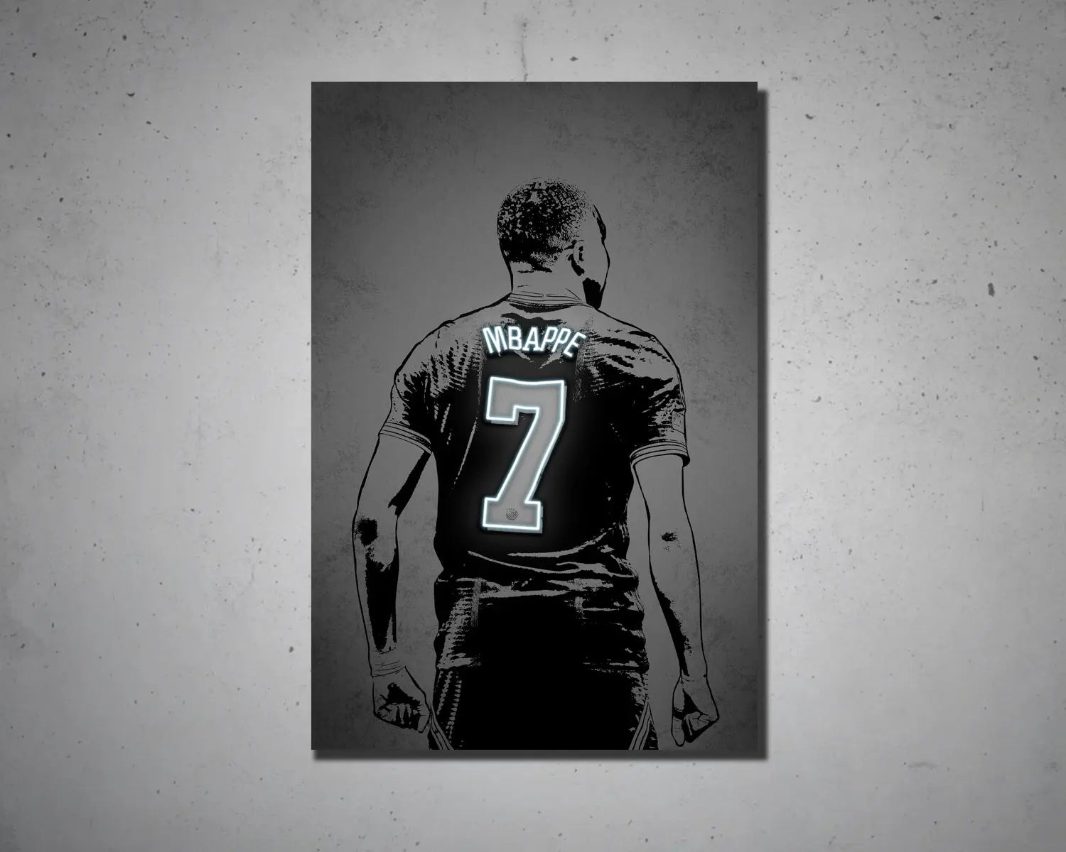 Kylian Mbappé Canvas Wall Art 