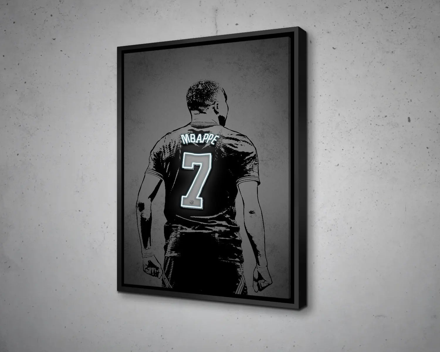 Kylian Mbappé Canvas Wall Art 