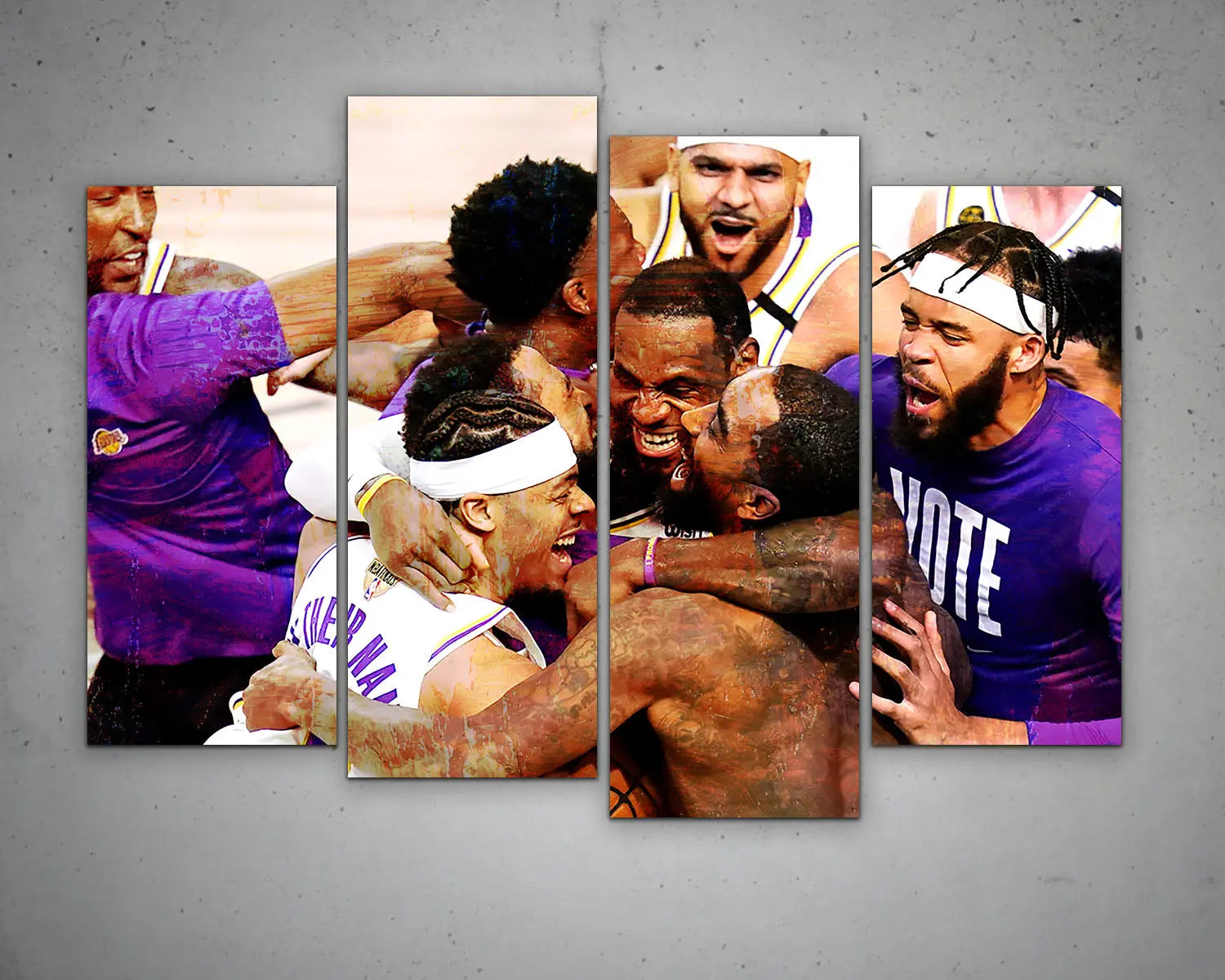 LA Celebration Multicolour Wall Art 