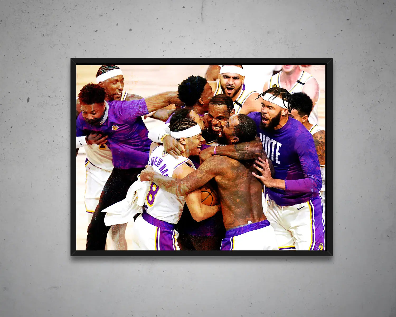 LA Celebration Multicolour Wall Art 