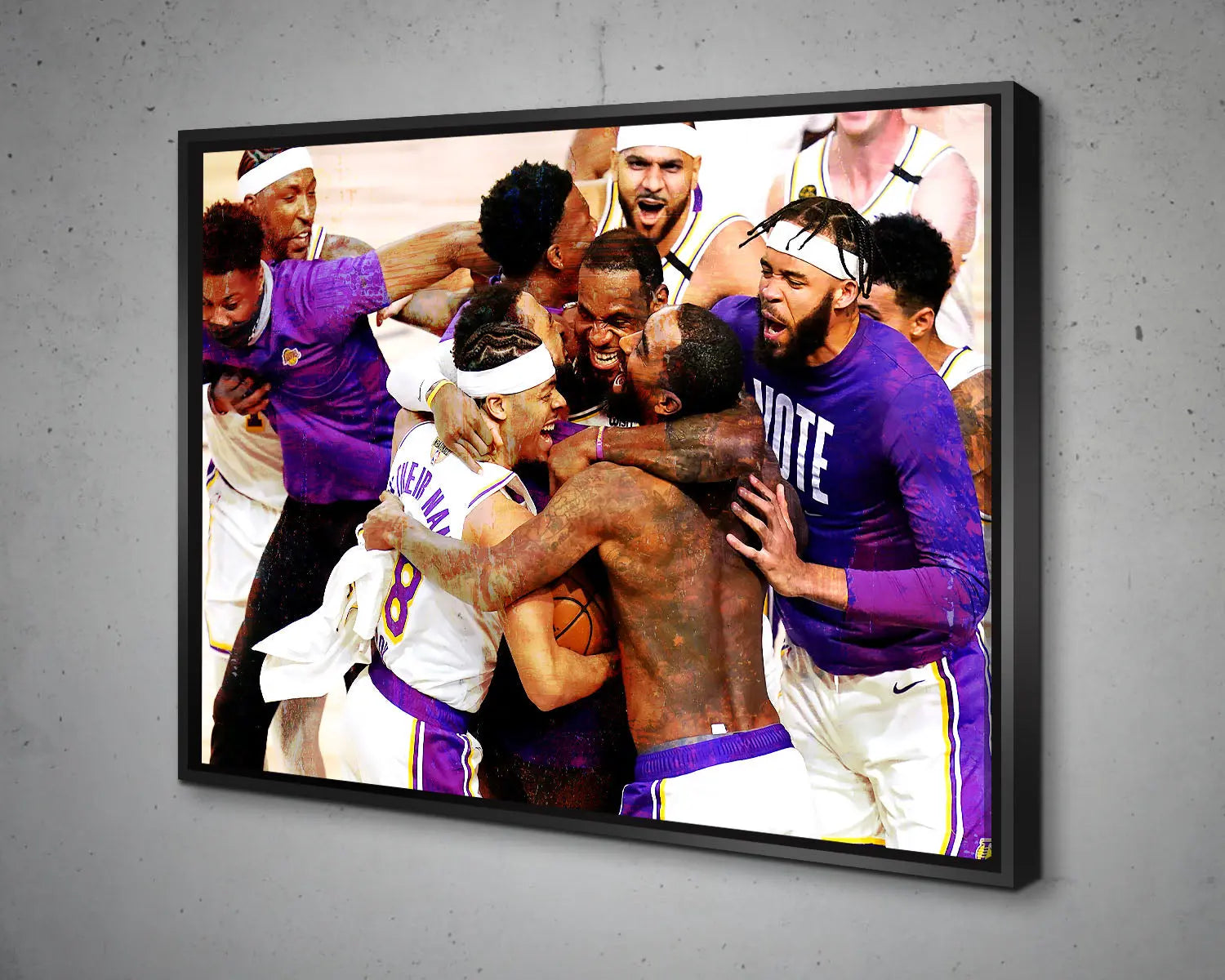 LA Celebration Multicolour Wall Art 