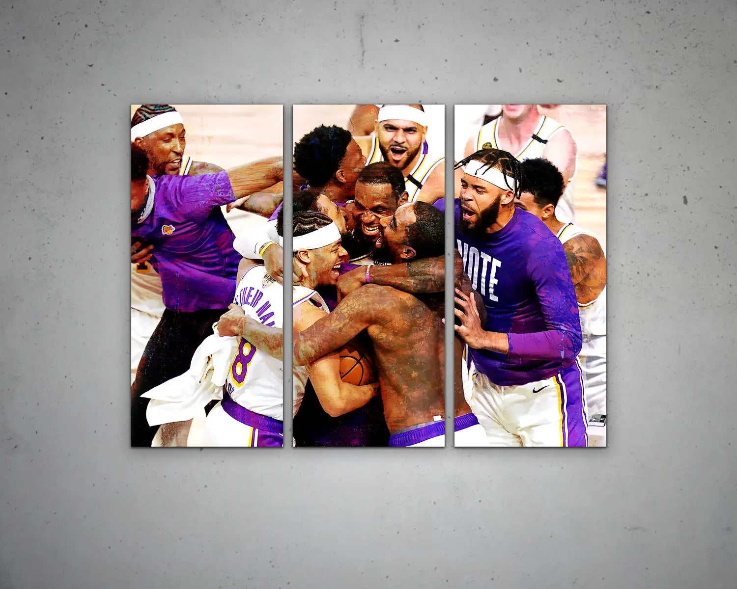 LA Celebration Multicolour Wall Art 