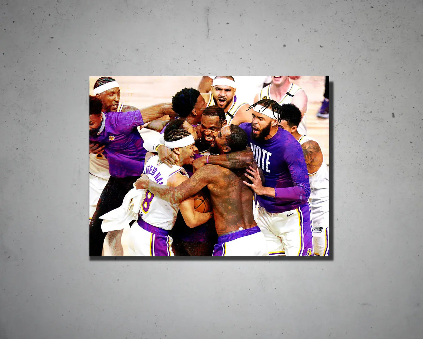 LA Celebration Multicolour Wall Art 