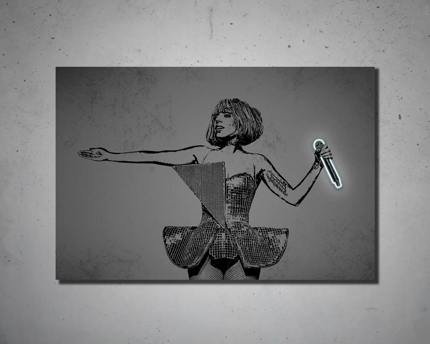 Lady Gaga Canvas Wall Art 