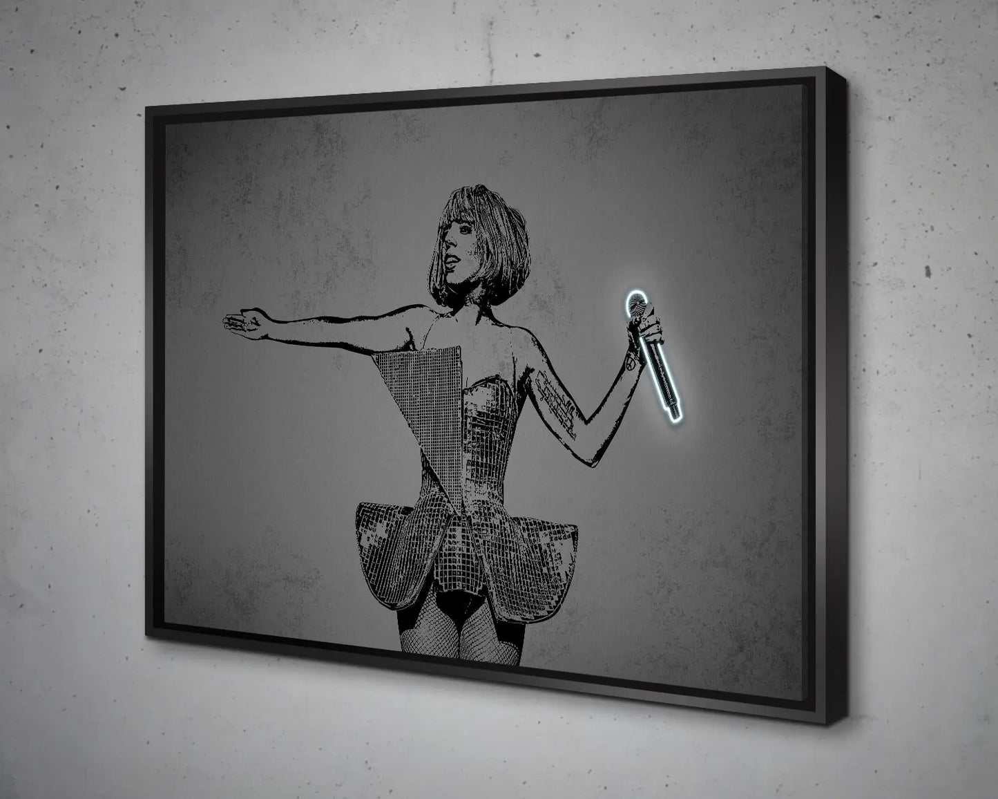 Lady Gaga Canvas Wall Art 