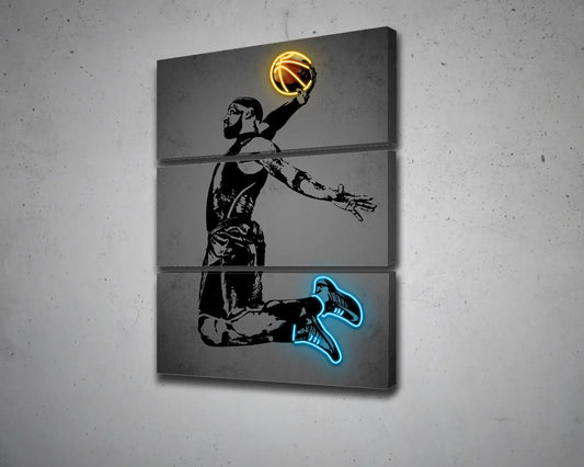 LeBron James Canvas Wall Art 
