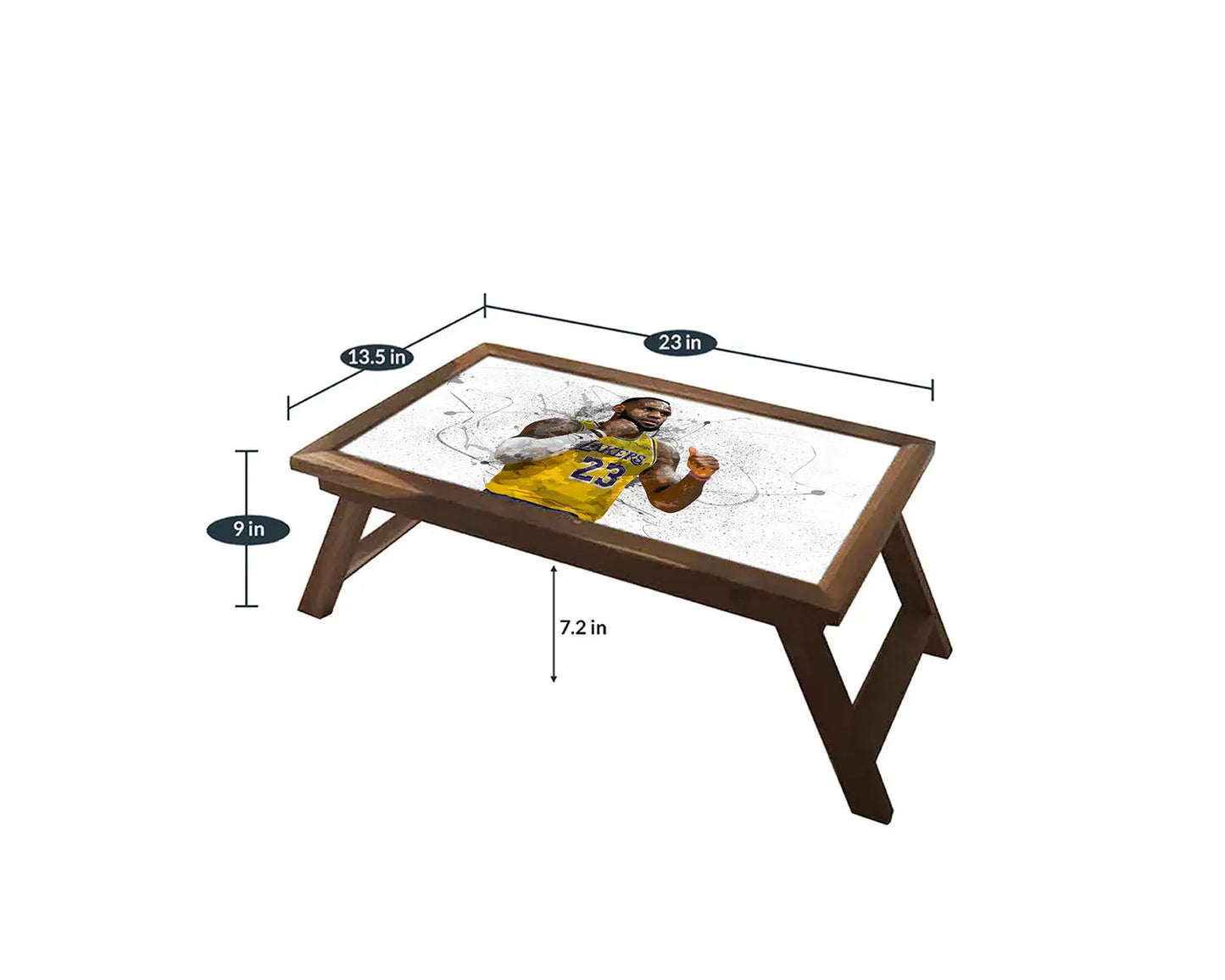 LeBron James Splash Effect Coffee and Laptop Table 