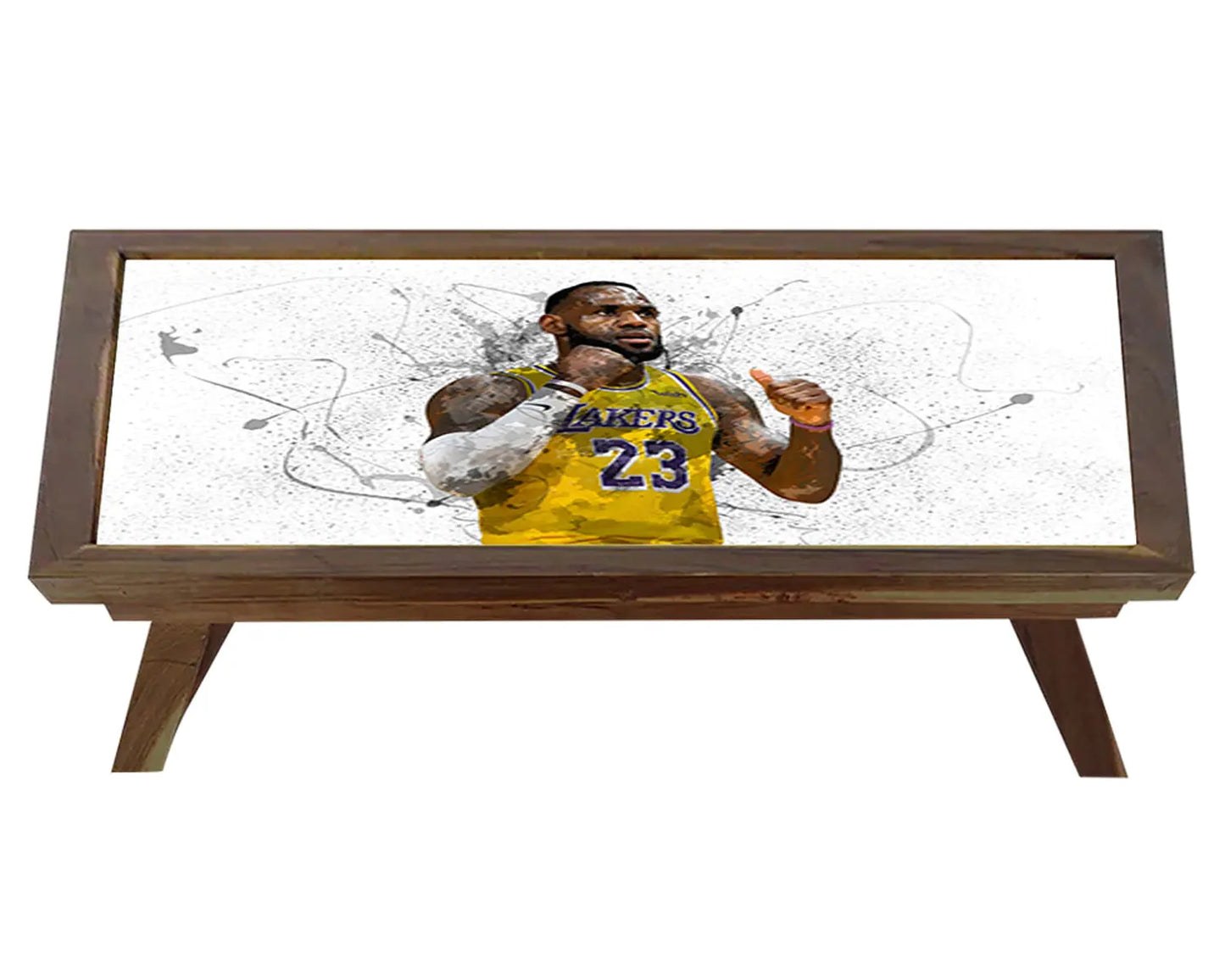 LeBron James Splash Effect Coffee and Laptop Table 