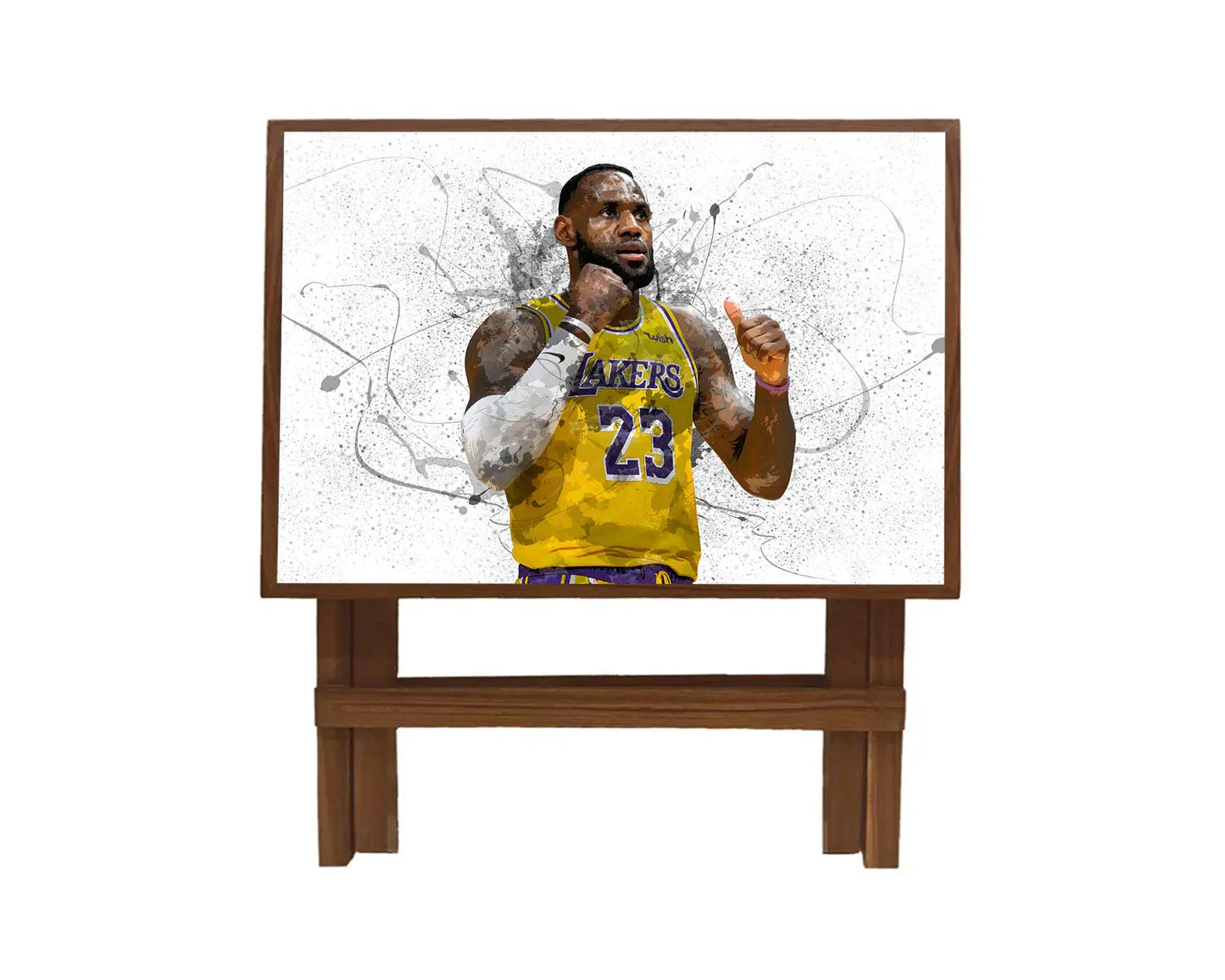 LeBron James Splash Effect Coffee and Laptop Table 