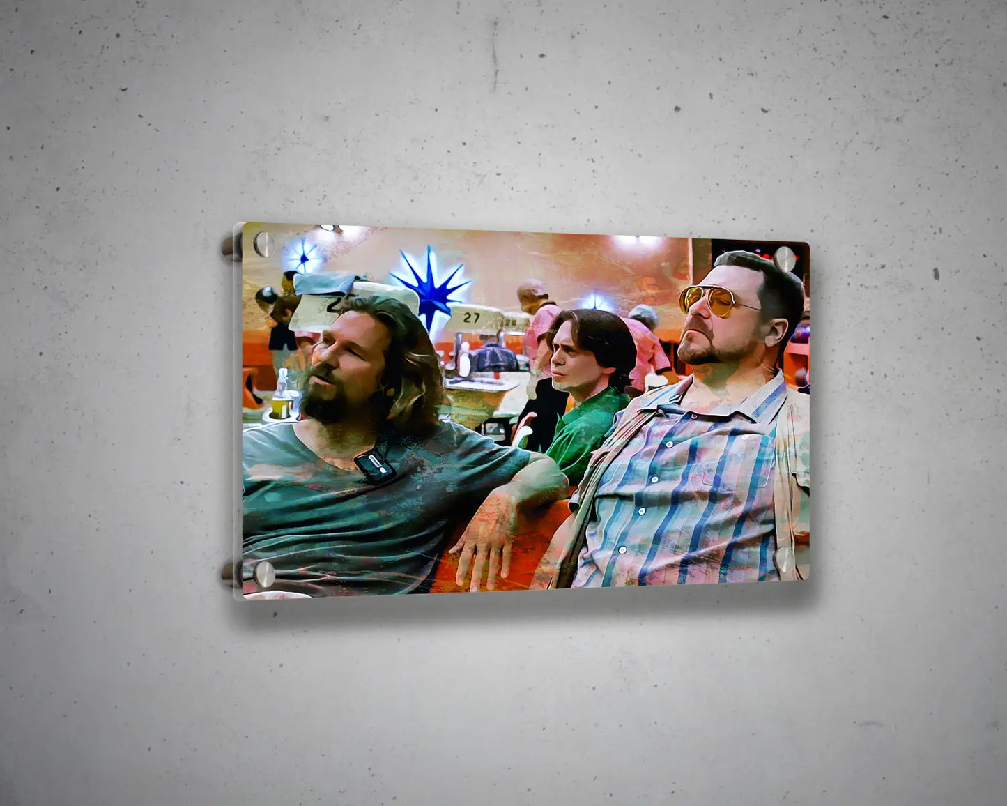 Lebowski Crew Multicolour Dude Wall Art 