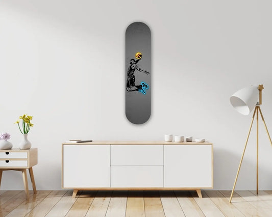 Lebron James Acrylic Skateboard Wall Art