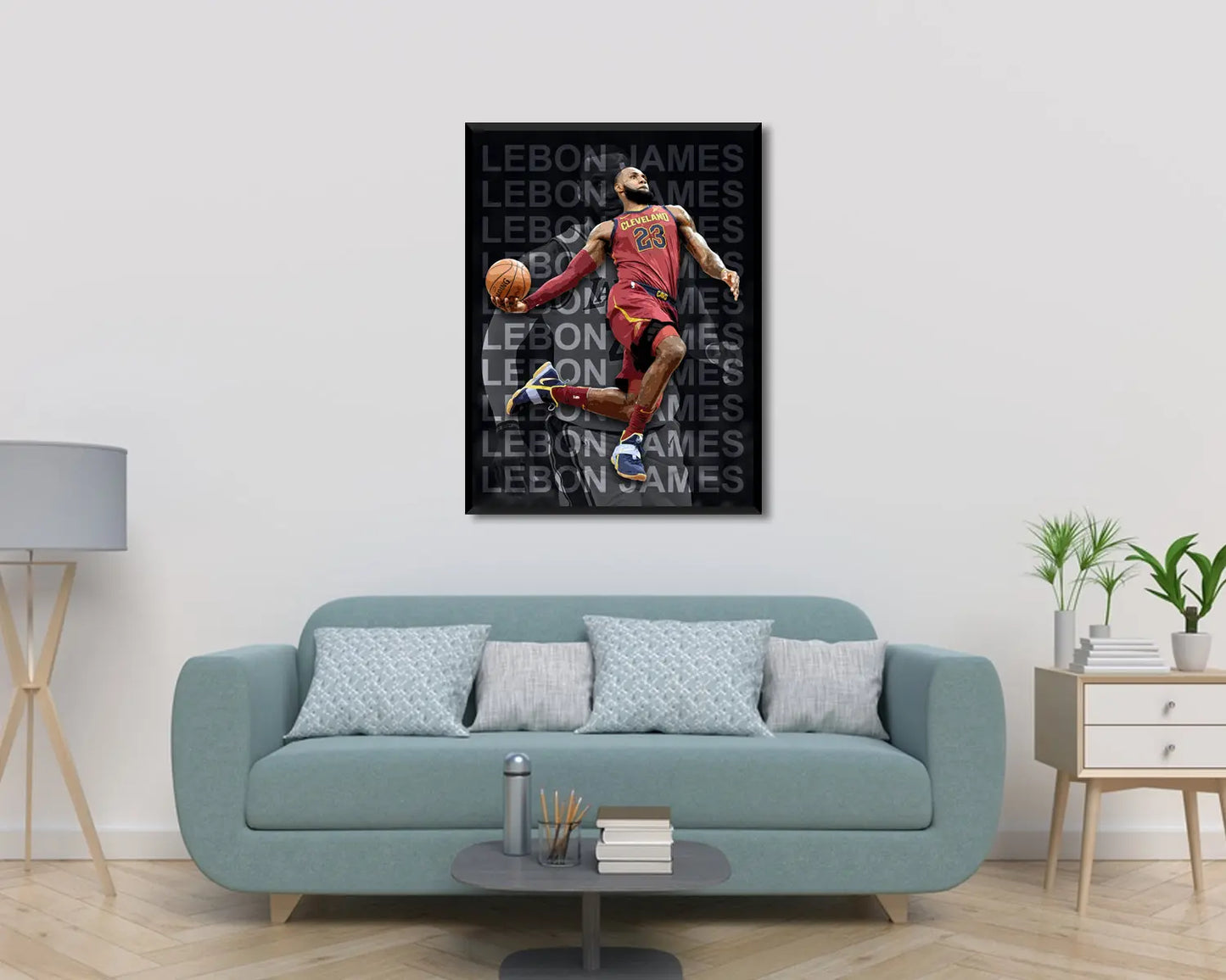 Lebron James Canvas Wall Art 