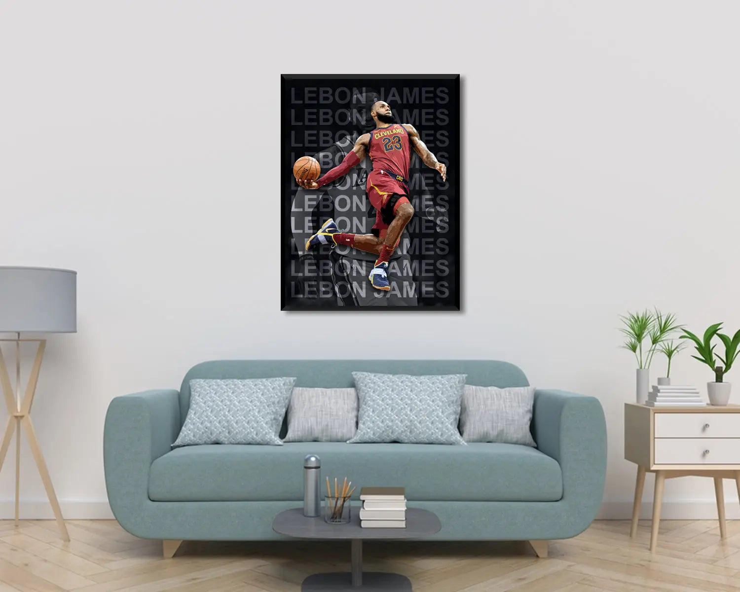 Lebron James Canvas Wall Art 