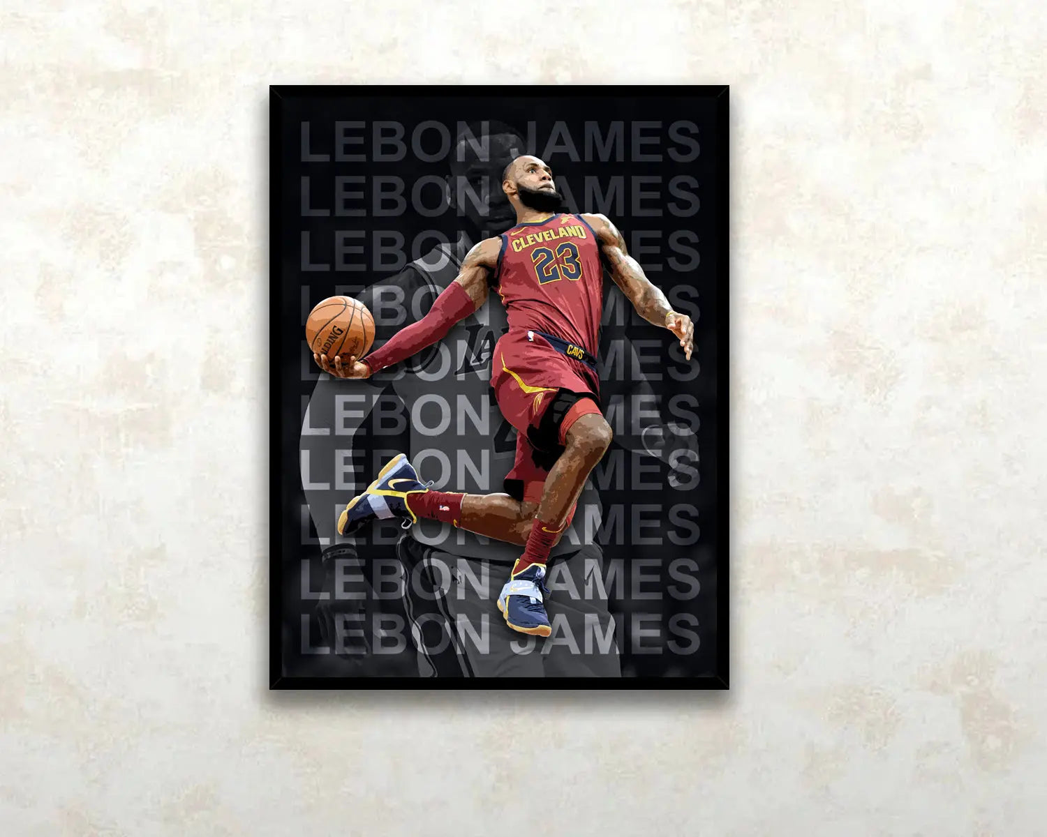 Lebron James Canvas Wall Art 