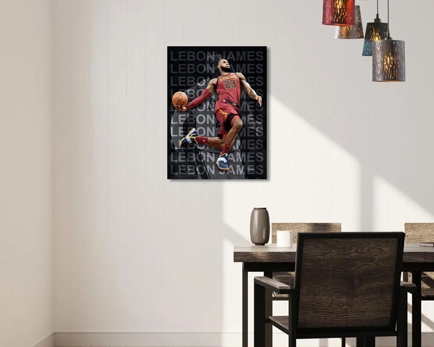 Lebron James Canvas Wall Art 