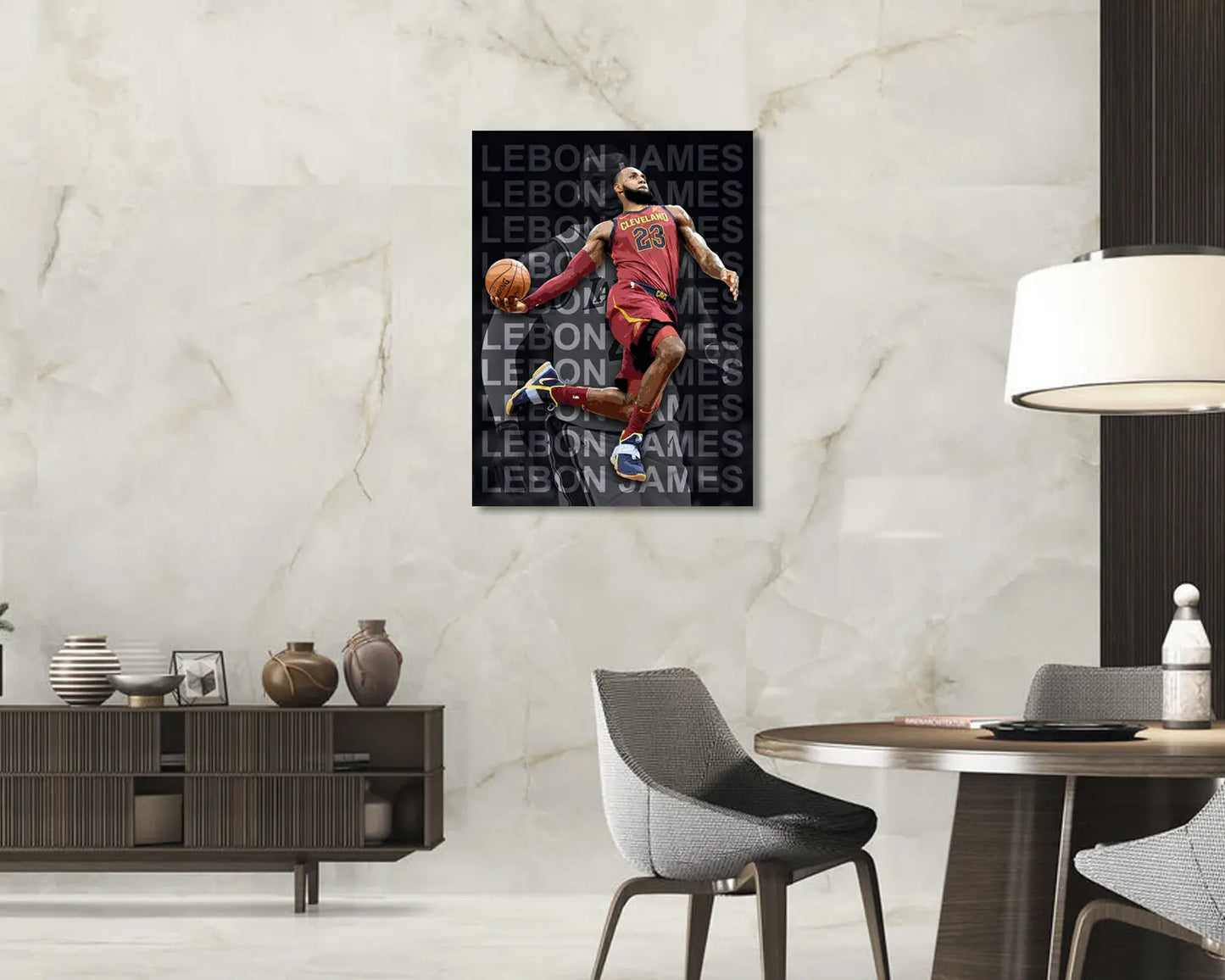 Lebron James Canvas Wall Art 